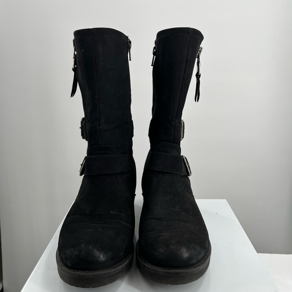 Birch Vintage Biker Boots Ladies Size 8 1/2 - Picture 2 of 8